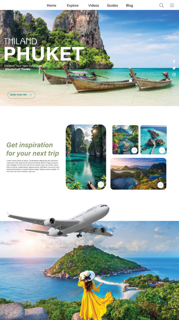 Travel Agency Website Businesses
